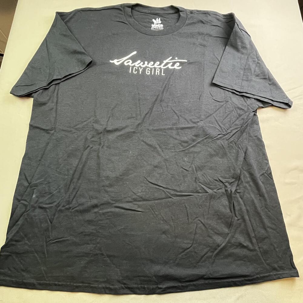 Saweetie Shirt Mens 2XL Black Icy Girl The Next 50 Hip Hop Music Graphic Tee